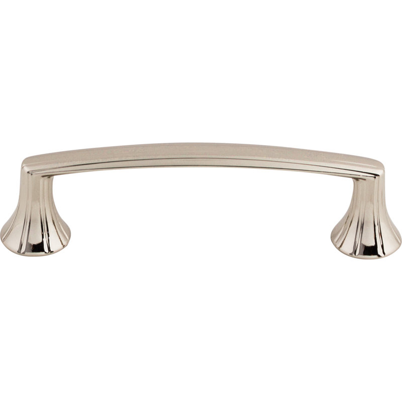 Rue 3 3/4" Center to Center Bar Pull, Polished Nickel