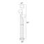 Lampe torchère sur pied 65 "
