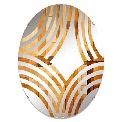 Miroir décoratif bronze Brilliance Symetry II - Baptist Fan MIR105892 O