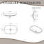 Meuble-lavabo flottant moderne de 36 po à deux tons Surface Lavabo de comptoir ovale à surface solide Draw Tiroir à fermeture en U ｜ Blanc + chêne-138456171