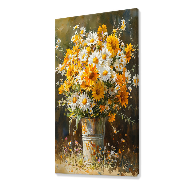 Christman - salon d'art mural floral, H 60 po x l 28 po, Toile tendue, Ne s’applique pas