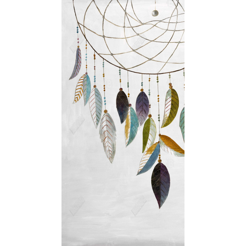 Dreamcatcher with feathers - 15.75"x31.50" Desk mat