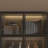 59.1" W Armoire with Glass Doors and LED Lighting (Set of 2)