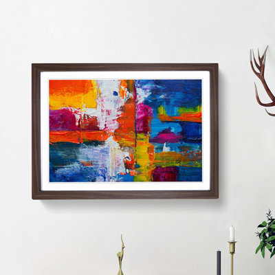 Abstract Art Painting Vol.443 by S.Johnson - Framed Print