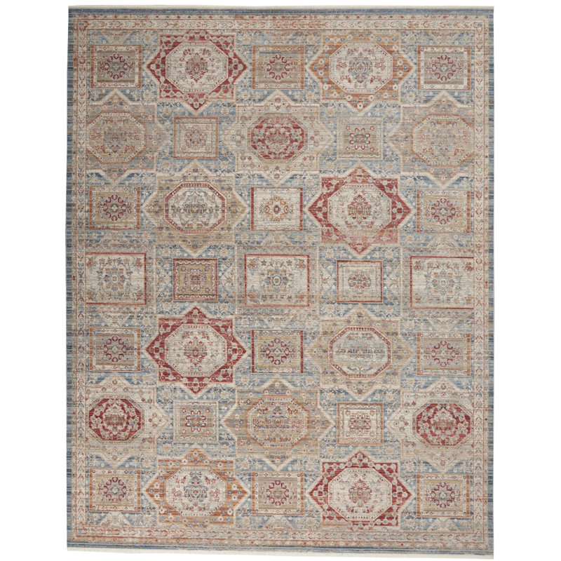 Sinue Geometric Indoor Rug, Rectangle 10' x 13'