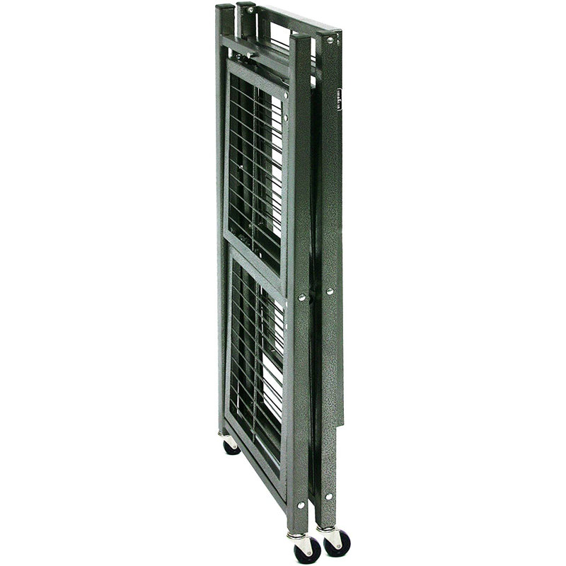 35.4'' W Metal Shelving Unit with Wheels