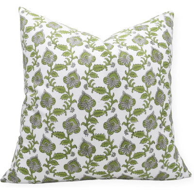Fabdivine Premium Linen Cushion Cover – Vibrant Floral Patterns, Madhubala