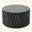 Table basse ronde MGO, table d'appoint cylindrique texturée ondulée, pré-assemblée sans KD, capacité de poids de 66 lb, table d'appoint multi-usage intérieure et extérieure pour le jardin du salon-469463671
