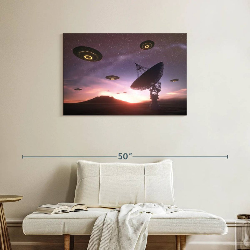 Vaisseaux spatiaux Kelan Alien, H 24 po x l 36 po