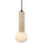 Stone 1 Light Pendant - Travertine Finish