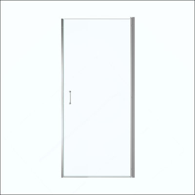 Semi-Frameless Circular Pivot Shower Door SGCC Tempered Glass