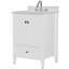 Meuble-lavabo simple 25 po Alltawanna avec plateau en quartz-1853159684