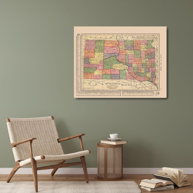 Art sur toile tendu Lark Manor ™ Hammond Gallery: South Dakota - Hammond 1910 USSD0001, H 28 po x l 35 po
