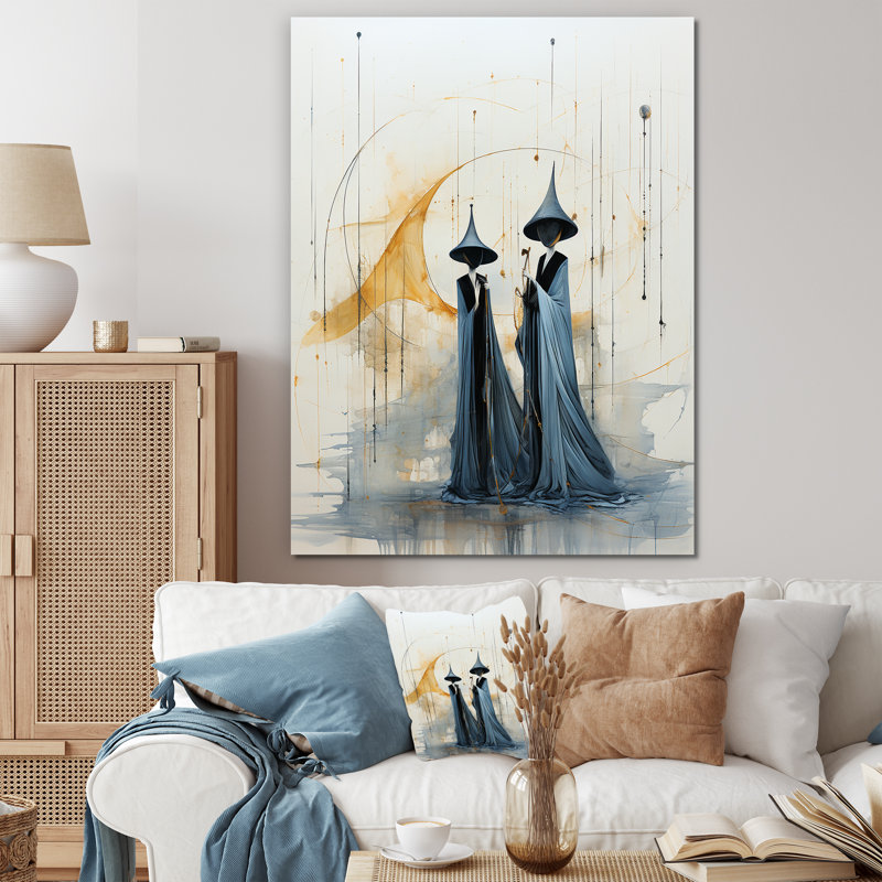 Minimalisme sorcières II - impression, H 44 po x l 34 po x P 1,5 po, Toile tendue