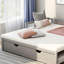Lit de jour extensible avec lit gigogne coulissant - conversion simple à très grand et conception intelligente-1957448270