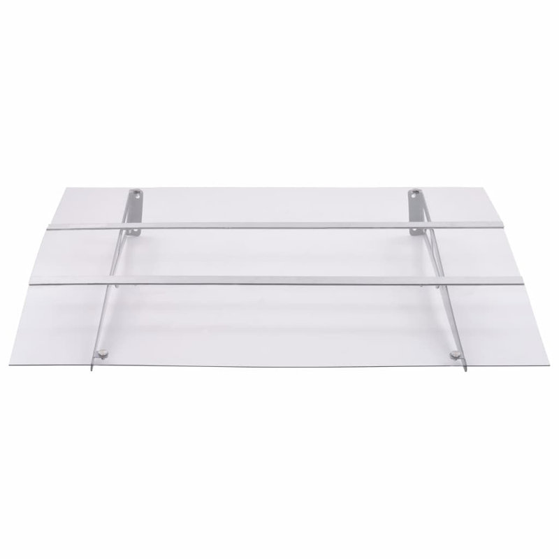 Auvent argenté Besly, L 35,43 po x P 47,2 po