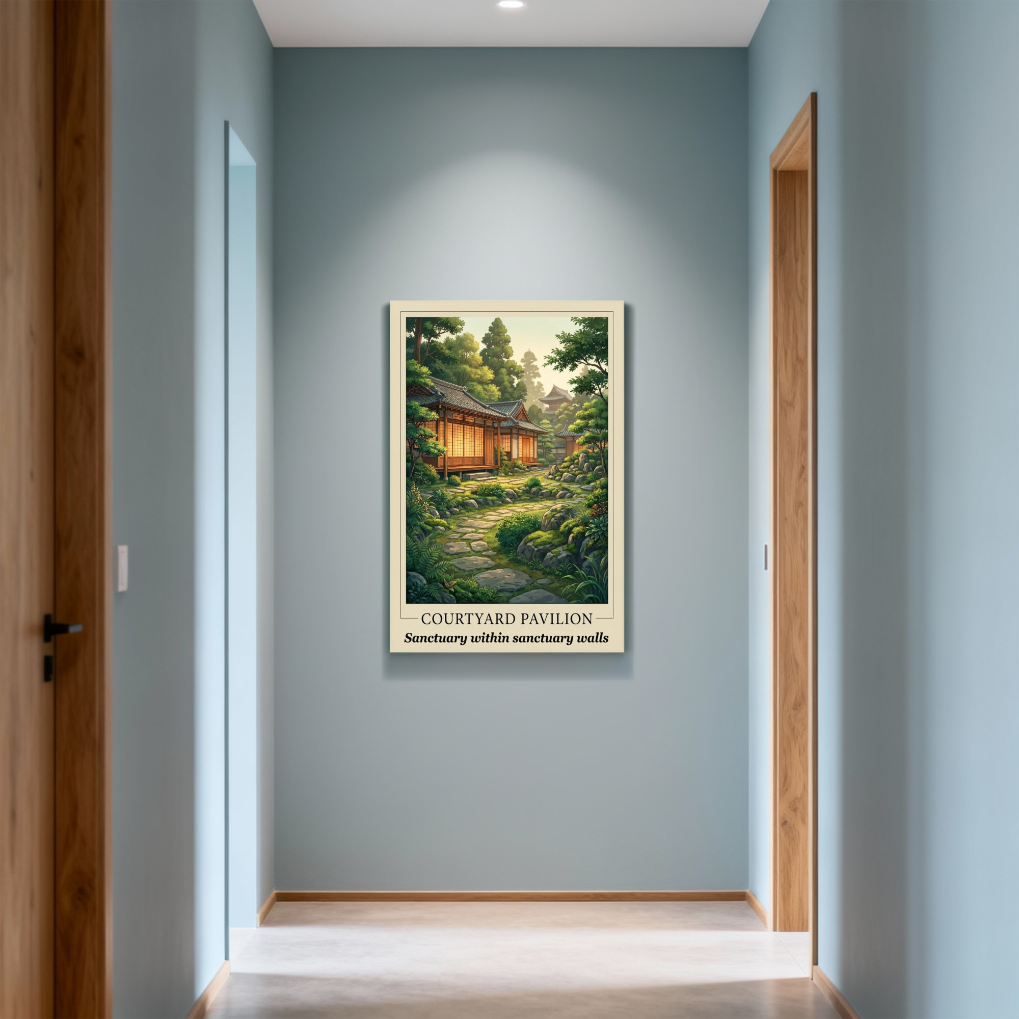 Winston Porter Landscape & Nature Courtyard Pavilion Sanctuary Within ...