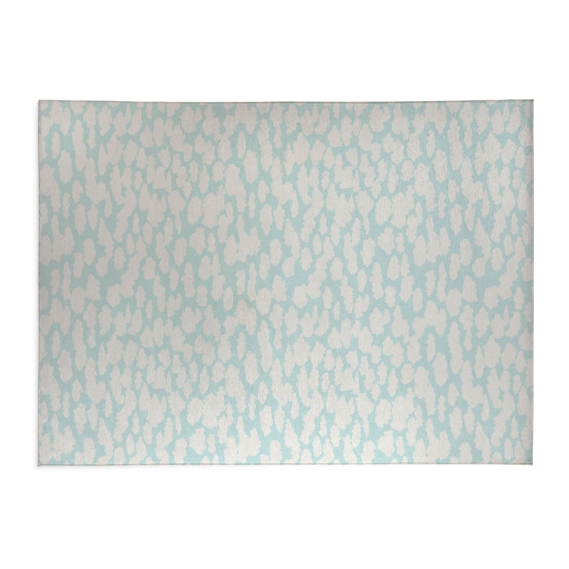 Animal Splat Activity Mat, Rectangle 5' x 7', Light Blue/Blue
