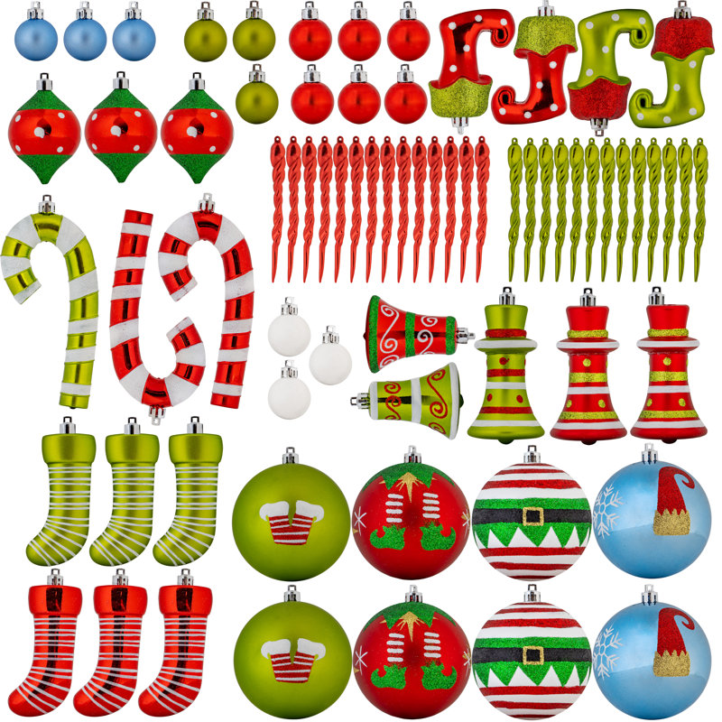 Ensemble de 67 boules d'ornement R N 'D Jouets
