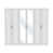 Cool Grey Frame Mirror