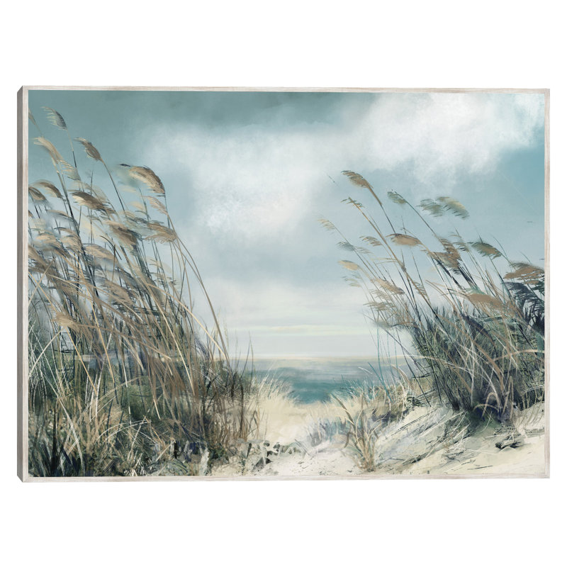 «Dune Grasses Soft» par Studio Arts, reproduction d'art sur toile, L 57 po x H 43 po