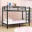 Metal Bunk Bed With Guardrails And Ladder-1625454998-1625455003