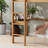 Ayce Twin High Loft Bed with Desk & Guardrail, Rubber Wood-115675305