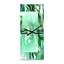 Horloge murale rectangulaire sur feuilles de palmier tropicales-306988716