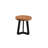 Round Solid Wood End Table