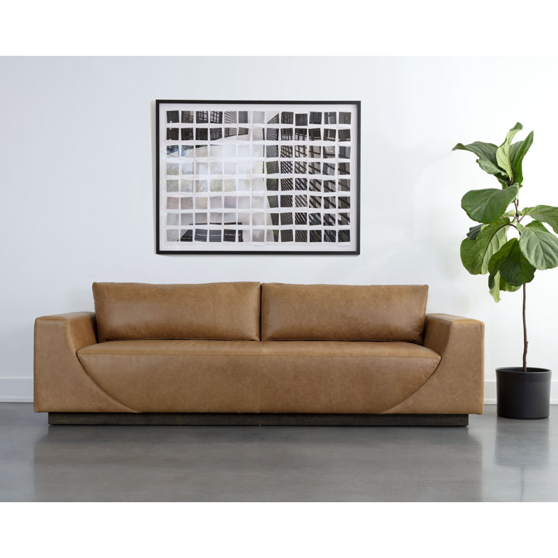 Anakin Sofa, Dark Brown, Tuscany Cognac