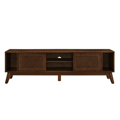 Meuble télé 67,9 po Mid-Century Modern Rattan