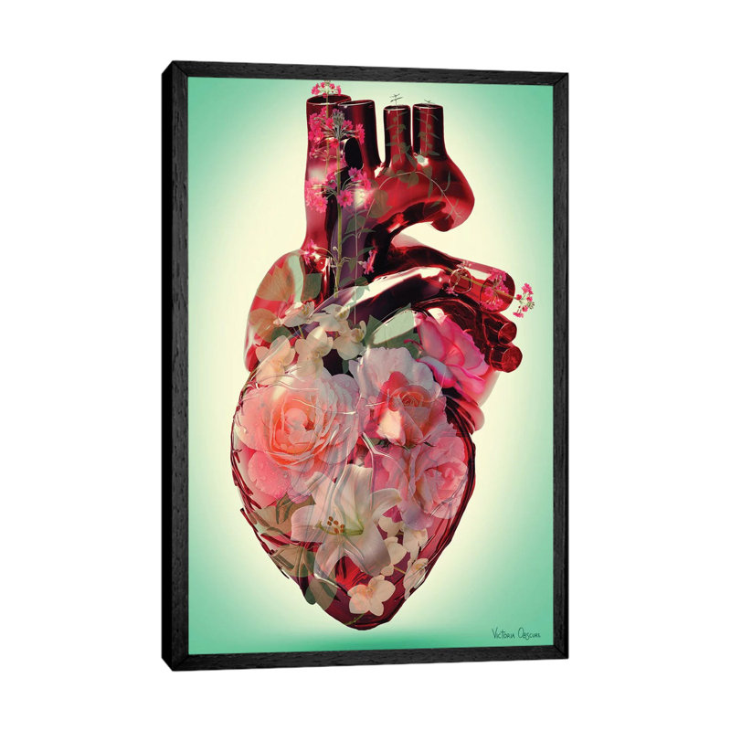 Human Garden - Print on Canvas, 66.04 cm H x 45.72 cm W, Black Framed