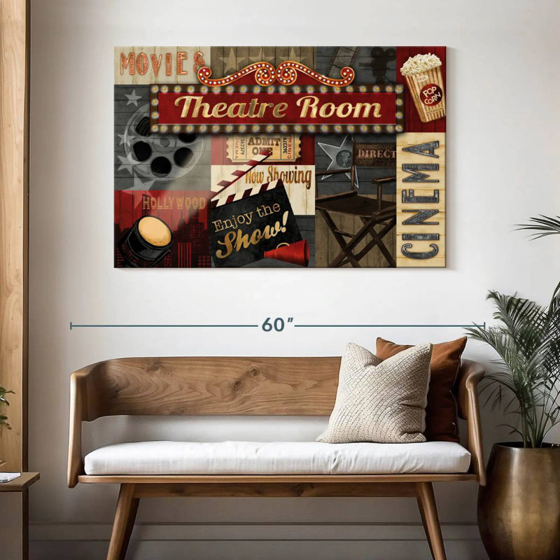 Keiraleigh Theatre Room, 32" H x 48" W