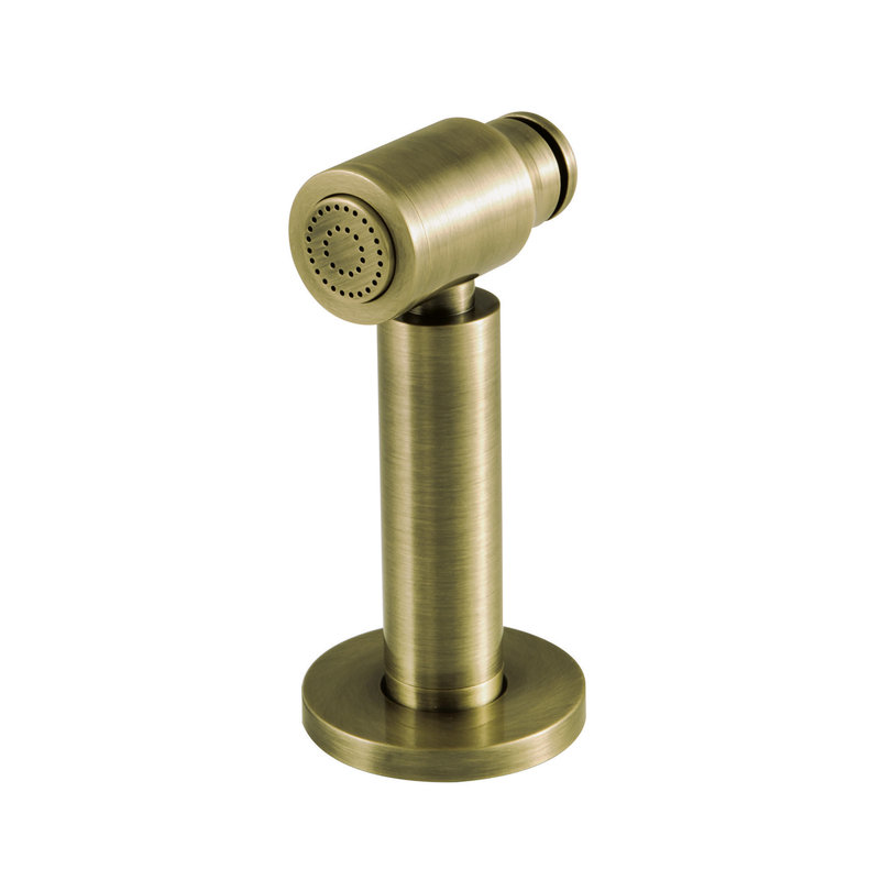 Kingston Brass Concord Brass Kitchen Faucet Side Sprayer, Vintage Brass