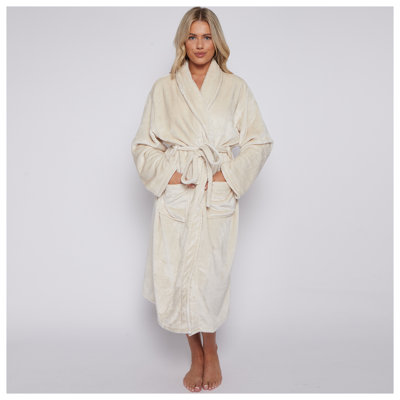 Gender Neutral Mid-Calf Bathrobe with Pockets