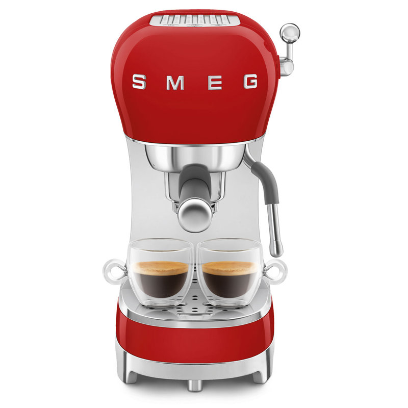 Manual Espresso Machine, Red