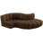 Houssam Upholstered Curved Sectional Reversible-89266592
