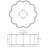Axis Cotton / Cotton Blend Semi Flush Mount-26592032