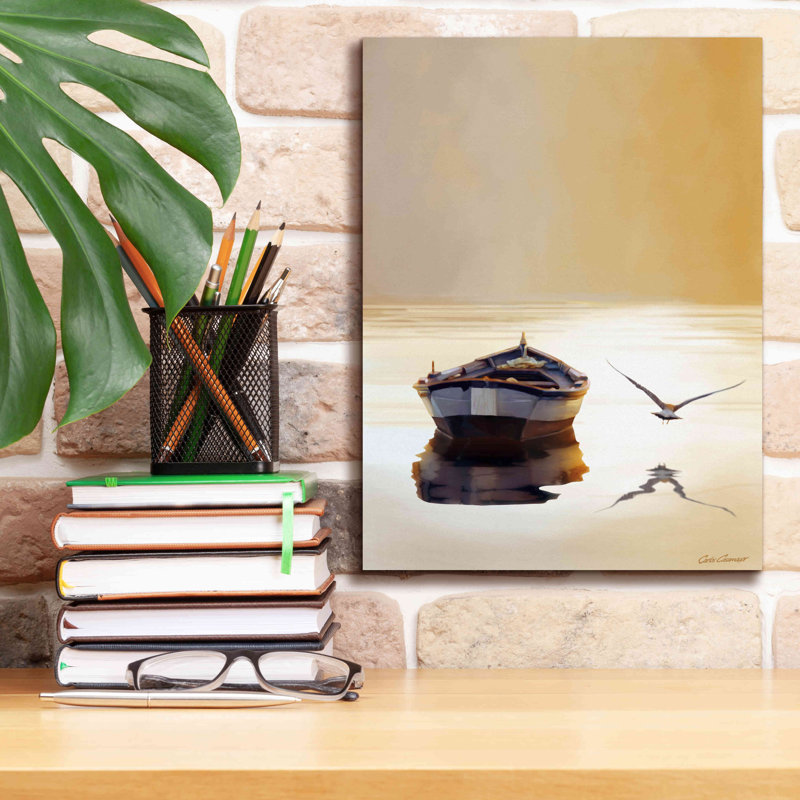 «Afia Sunset In The Pier on Canvas» par Carlos Casamayor, reproduction, H 16 po x l 12 po x P 0,75 po