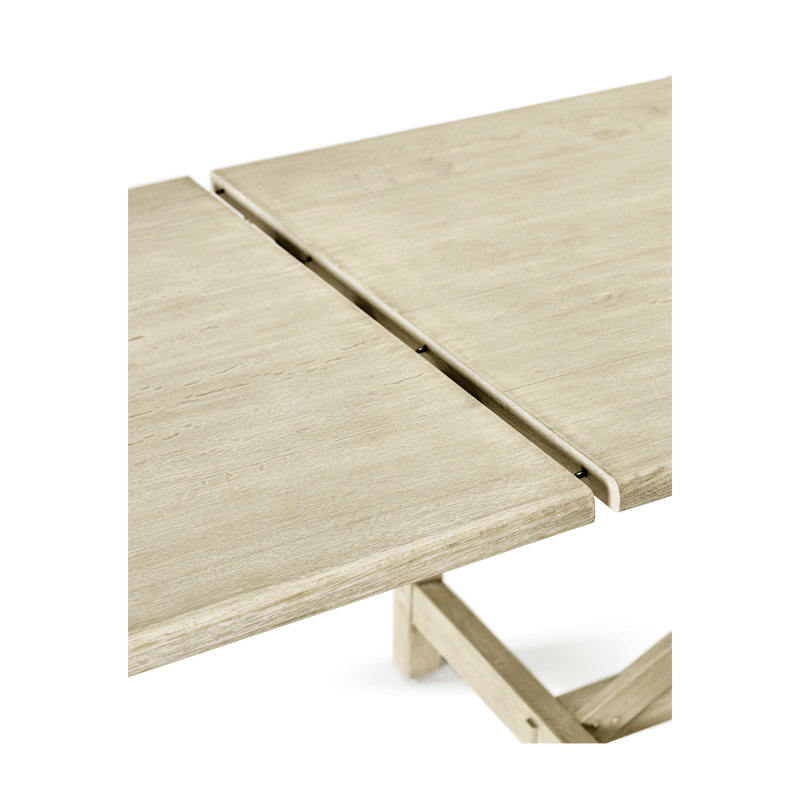 Sidereal Solid Oak Dining Table, Stripped Oak