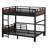 Metal Separable Bunk Beds With Raised Security Fence-1413973862