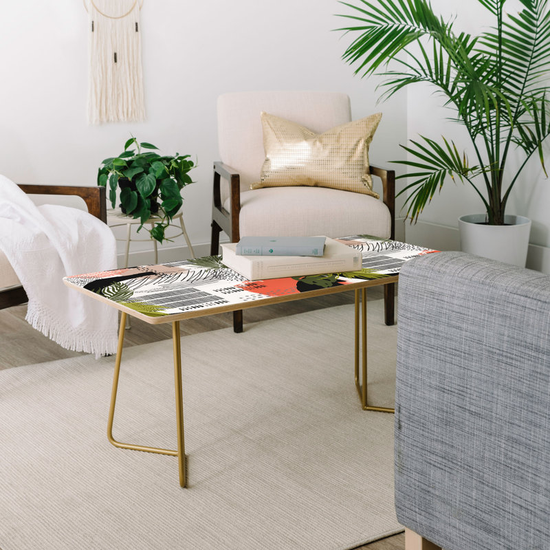 Nature Coffee Table, Gold