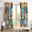 Paire de rideaux obscurcissant en polyester Freeville-322862833