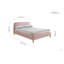 Elysee 135cm Fabric Bed-70236694-70236695