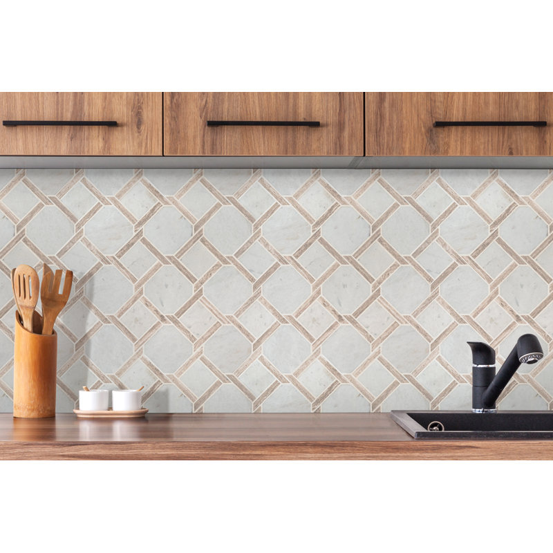 MSI Marbella Random Sized Marble Mosaic Tile | Wayfair