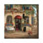 Centro Piazza Cafe by Ruane Manning - Wrapped Canvas Painting-279435567