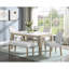 Table rectangulaire moderne en marbre blanc - Support en bois brun pour 6 plateaux de table