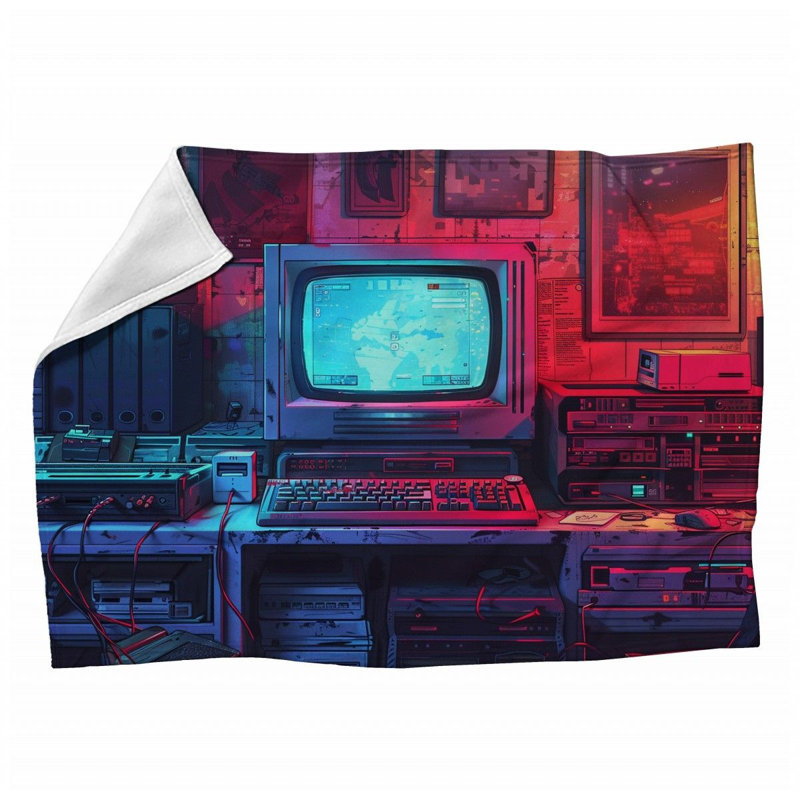 Couverture polaire pour ordinateur, Grand lit