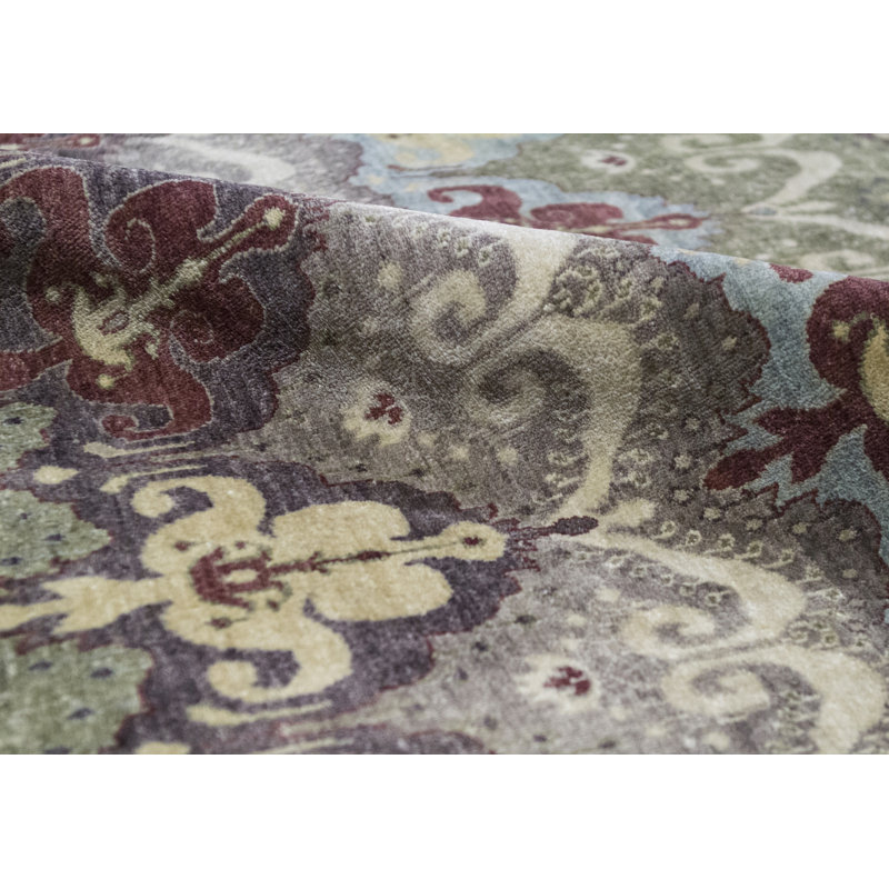 Cotton Ikat Area Rug