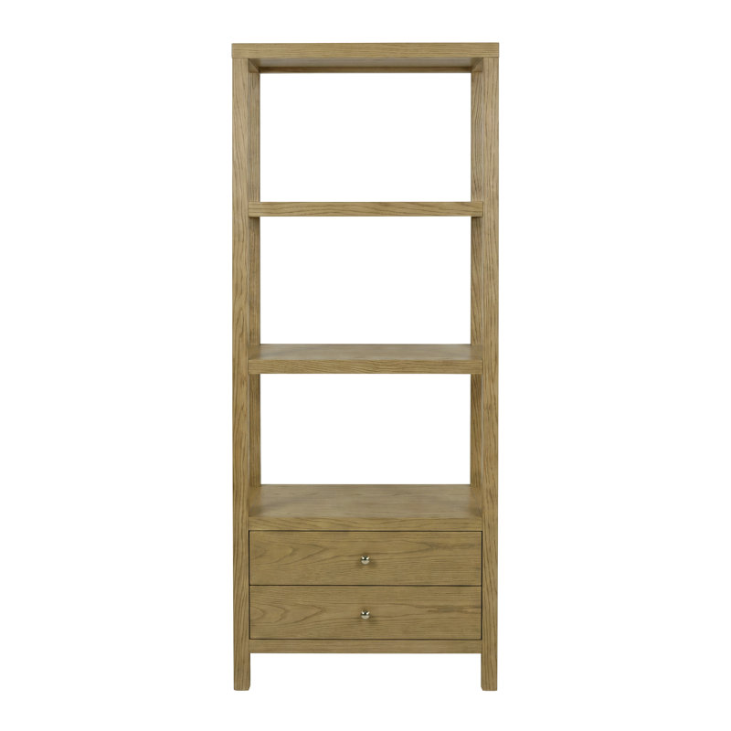 Bibliothèque ouverte Celine 70 ", chêne clair, Light Oak
